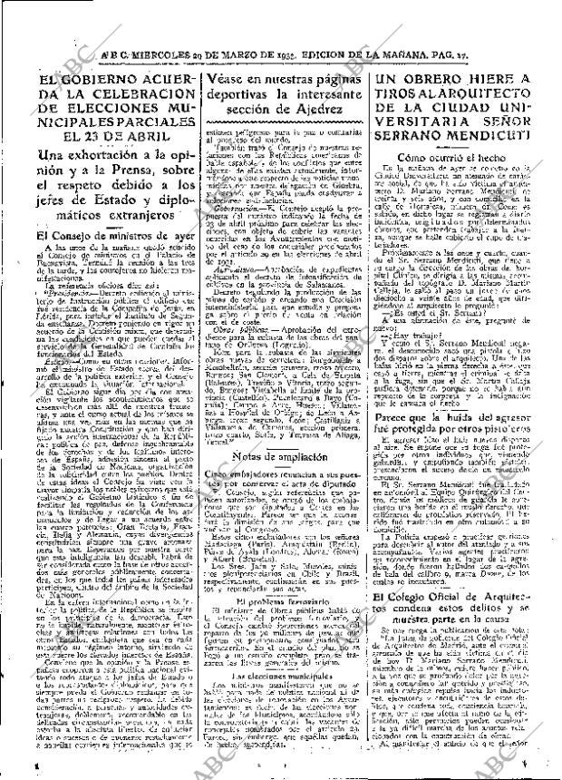 ABC MADRID 29-03-1933 página 17