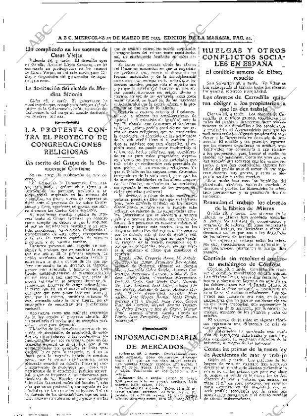 ABC MADRID 29-03-1933 página 22