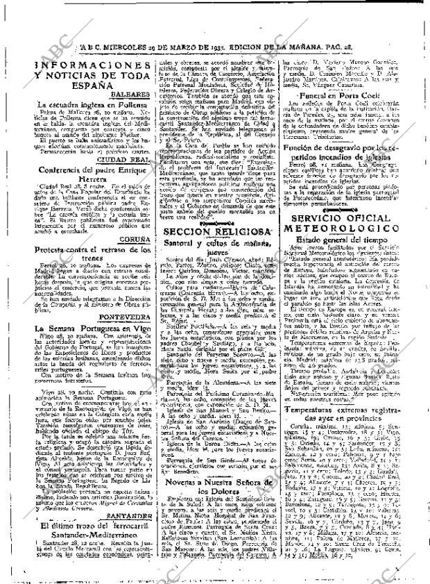 ABC MADRID 29-03-1933 página 28