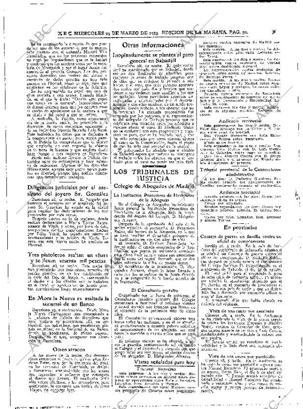 ABC MADRID 29-03-1933 página 30
