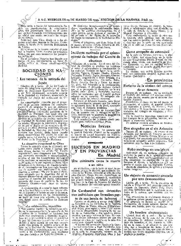 ABC MADRID 29-03-1933 página 34