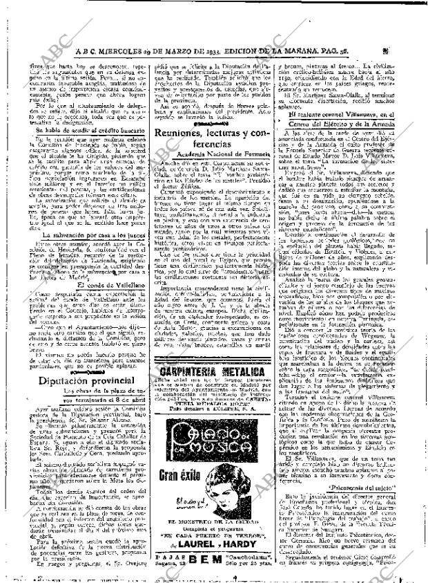 ABC MADRID 29-03-1933 página 36