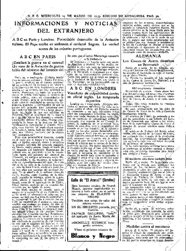 ABC SEVILLA 29-03-1933 página 31