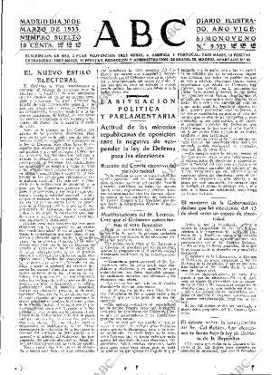 ABC MADRID 30-03-1933 página 15
