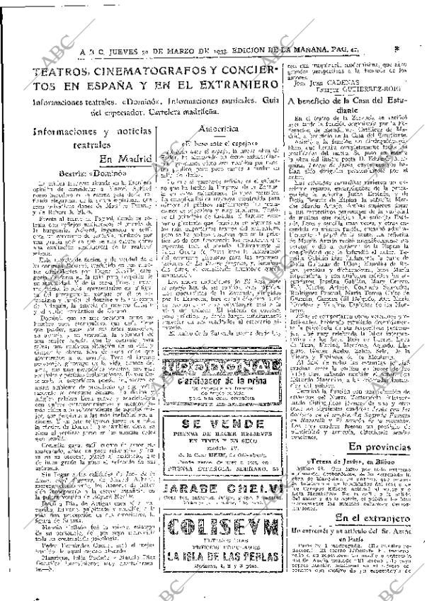 ABC MADRID 30-03-1933 página 41
