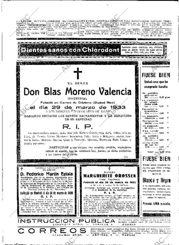 ABC MADRID 30-03-1933 página 54