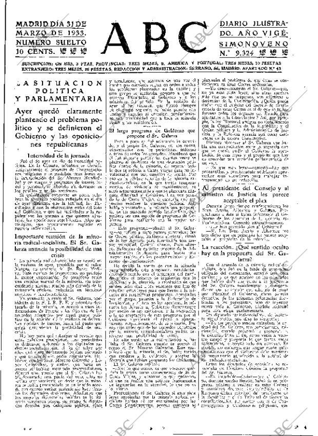 ABC MADRID 31-03-1933 página 15