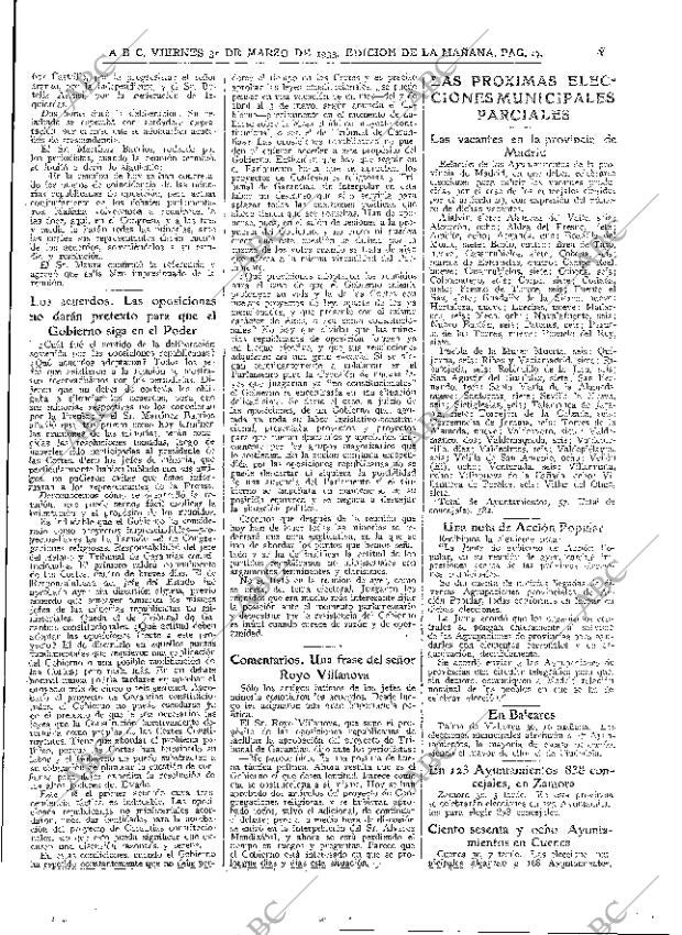 ABC MADRID 31-03-1933 página 17