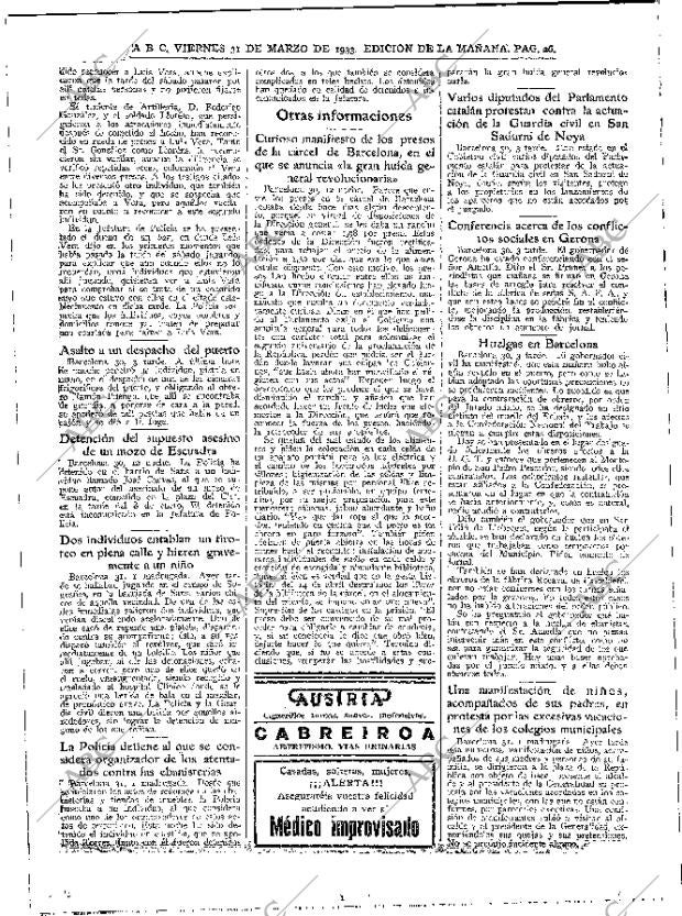 ABC MADRID 31-03-1933 página 26