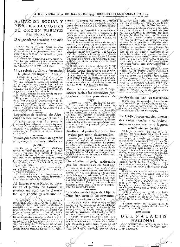 ABC MADRID 31-03-1933 página 29