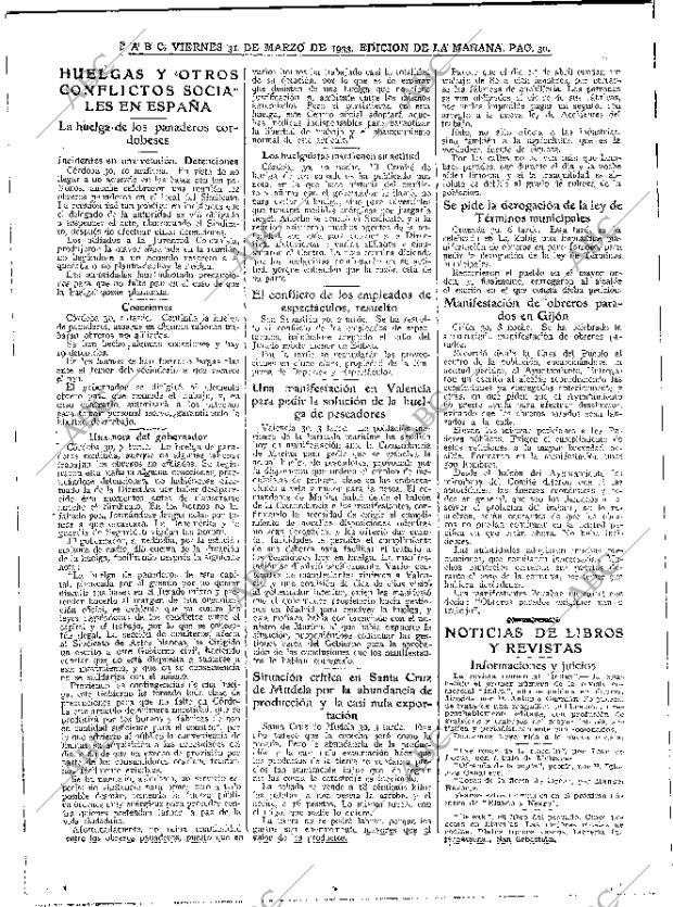ABC MADRID 31-03-1933 página 30