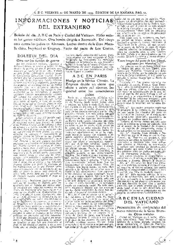 ABC MADRID 31-03-1933 página 31