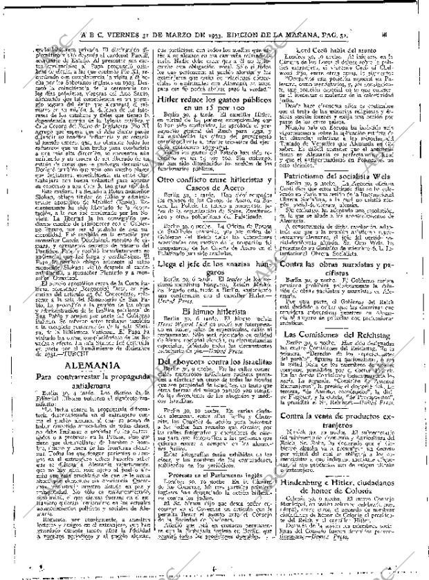 ABC MADRID 31-03-1933 página 32