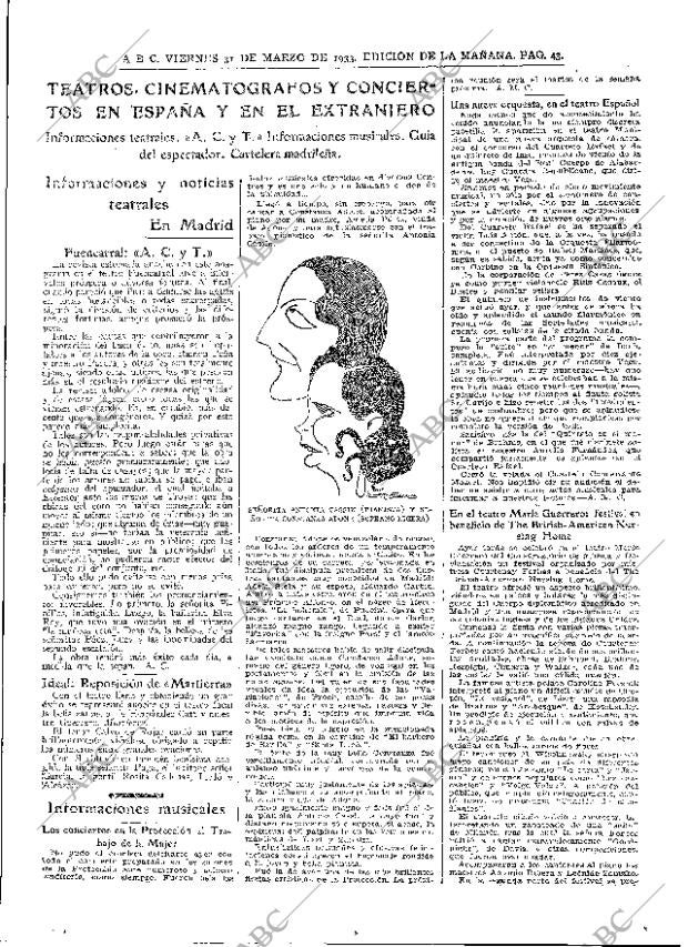 ABC MADRID 31-03-1933 página 43