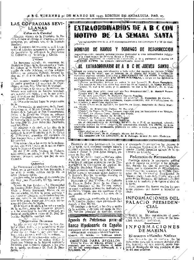 ABC SEVILLA 31-03-1933 página 27