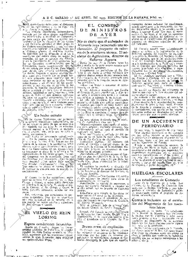 ABC MADRID 01-04-1933 página 20
