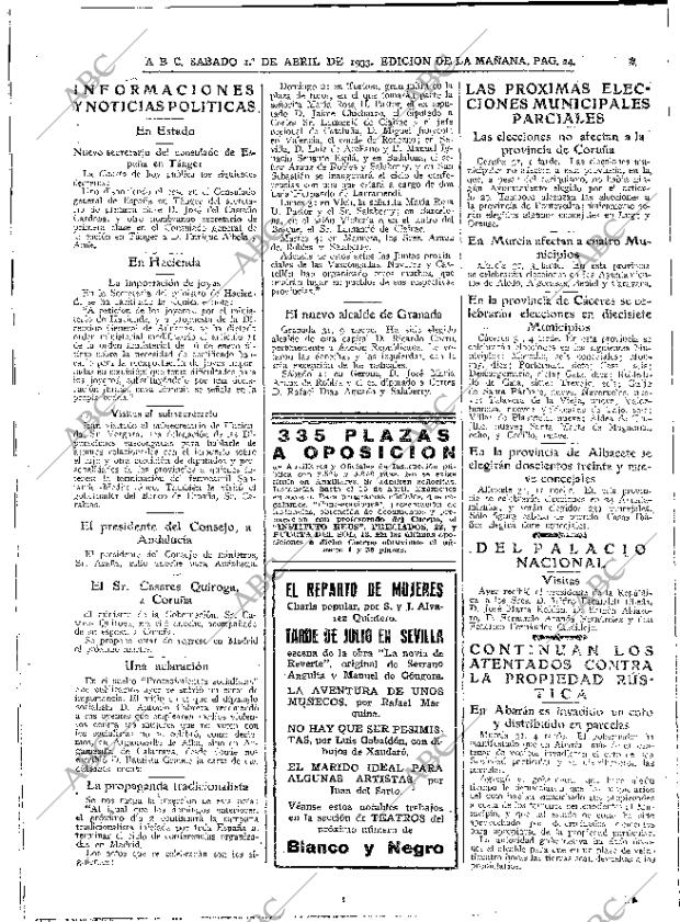 ABC MADRID 01-04-1933 página 24