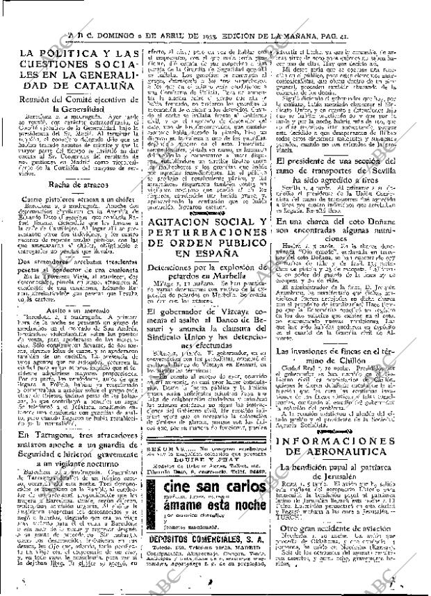 ABC MADRID 02-04-1933 página 41