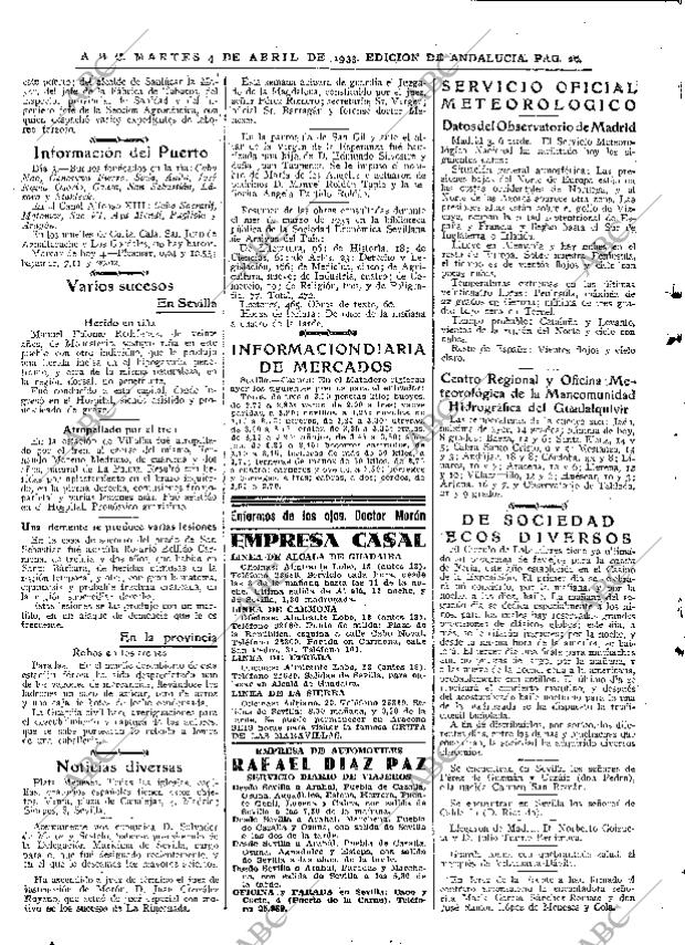 ABC SEVILLA 04-04-1933 página 26