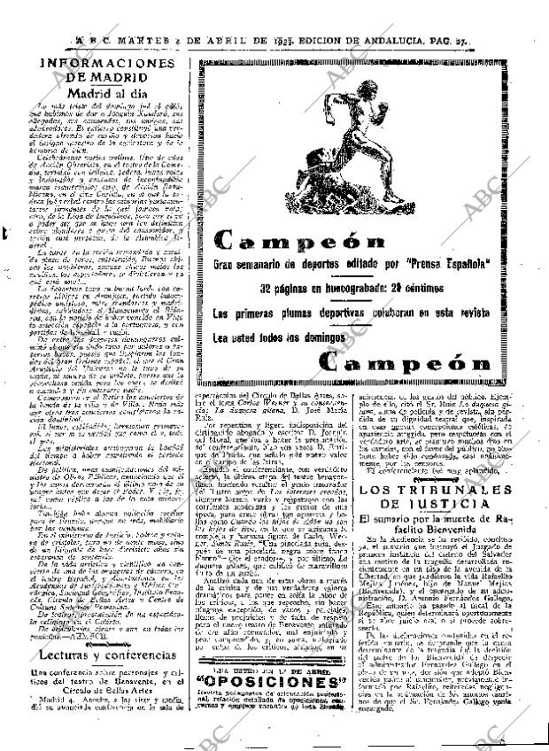 ABC SEVILLA 04-04-1933 página 27