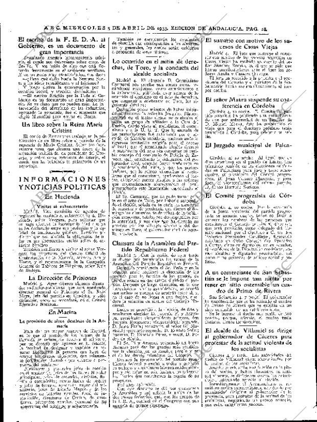 ABC SEVILLA 05-04-1933 página 18
