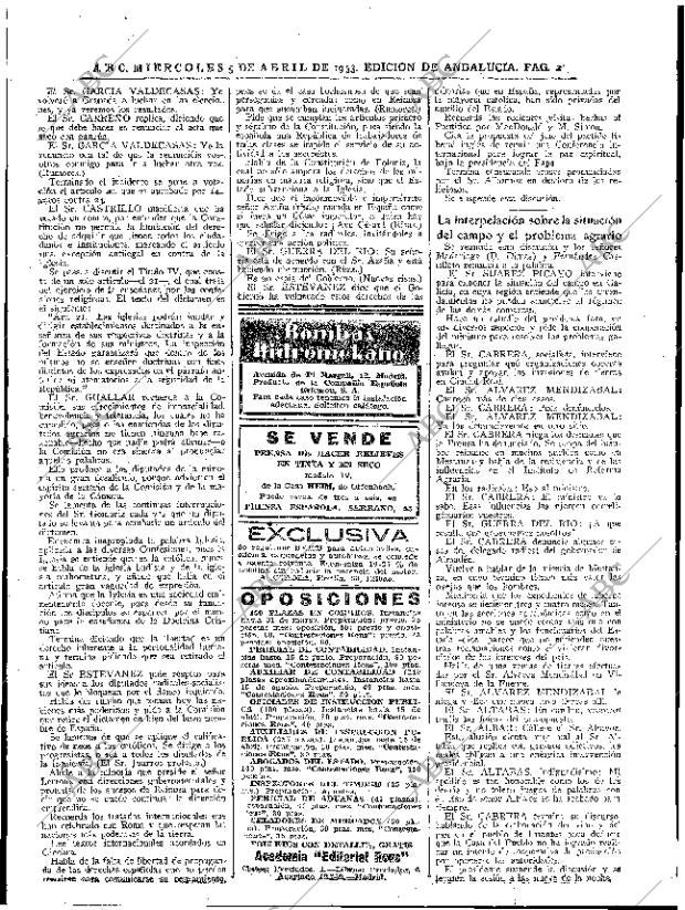 ABC SEVILLA 05-04-1933 página 20