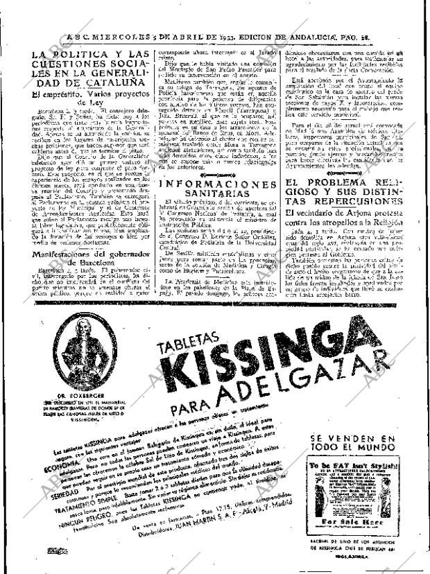 ABC SEVILLA 05-04-1933 página 28