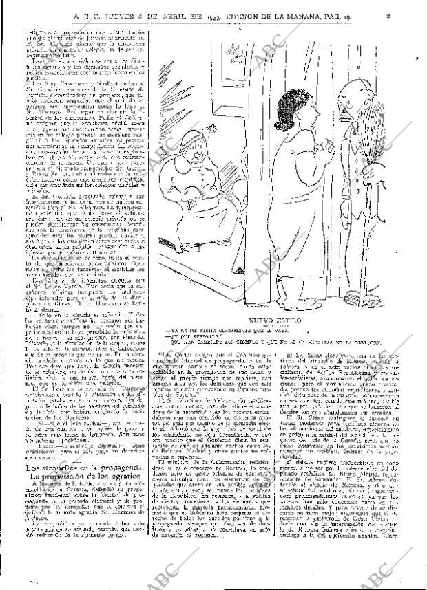 ABC MADRID 06-04-1933 página 19