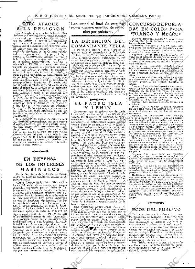 ABC MADRID 06-04-1933 página 25