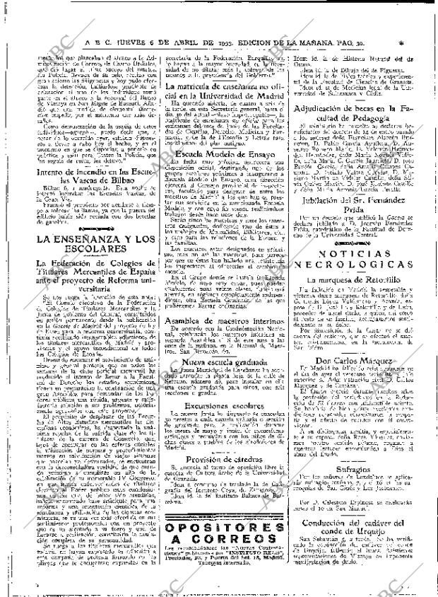 ABC MADRID 06-04-1933 página 30
