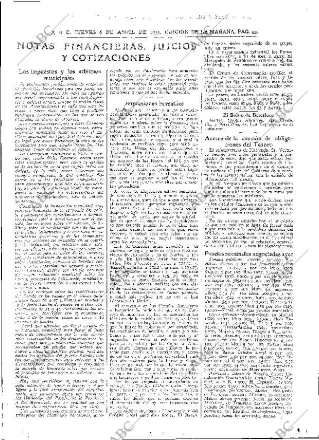 ABC MADRID 06-04-1933 página 43