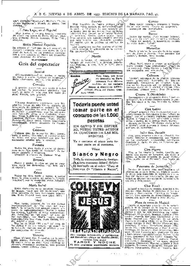 ABC MADRID 06-04-1933 página 47