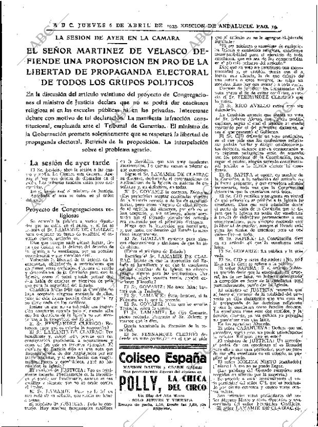 ABC SEVILLA 06-04-1933 página 19