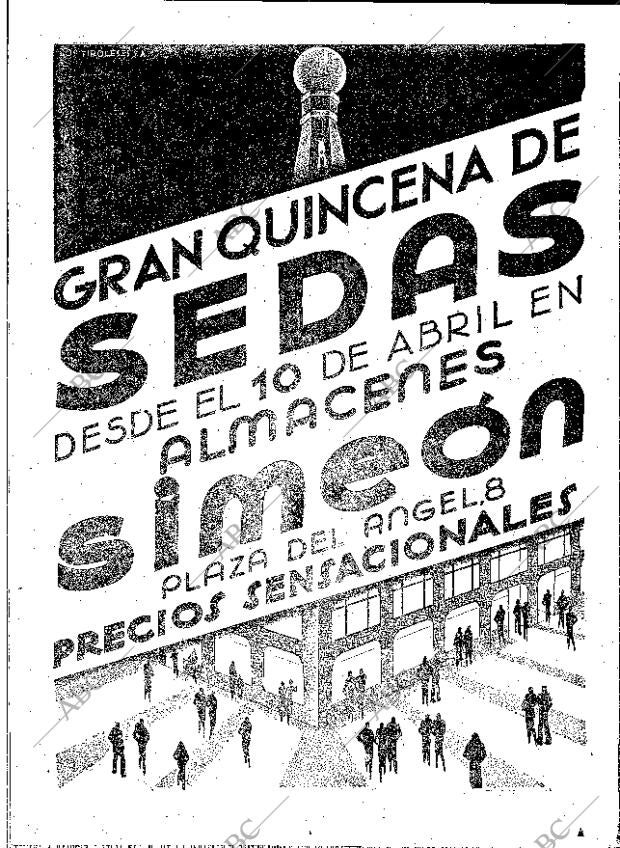 ABC MADRID 07-04-1933 página 20
