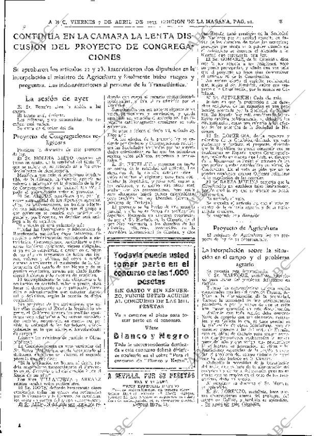 ABC MADRID 07-04-1933 página 21