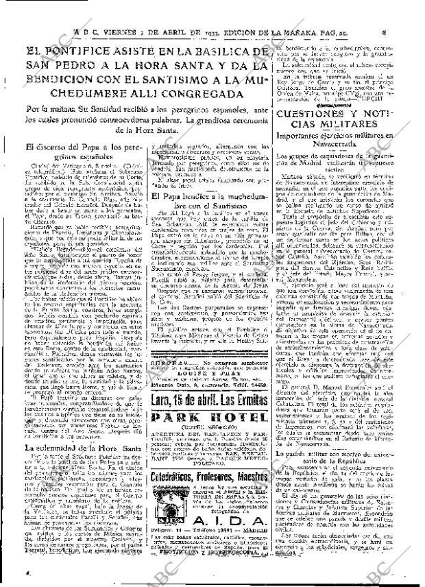 ABC MADRID 07-04-1933 página 25
