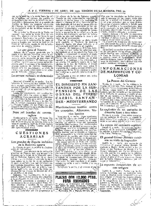 ABC MADRID 07-04-1933 página 30