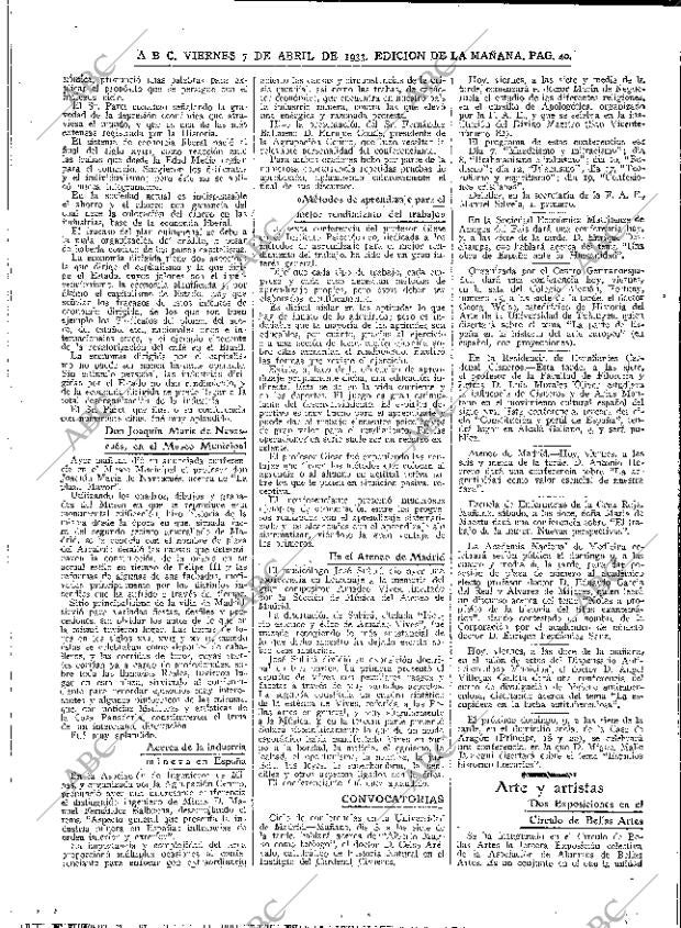 ABC MADRID 07-04-1933 página 40