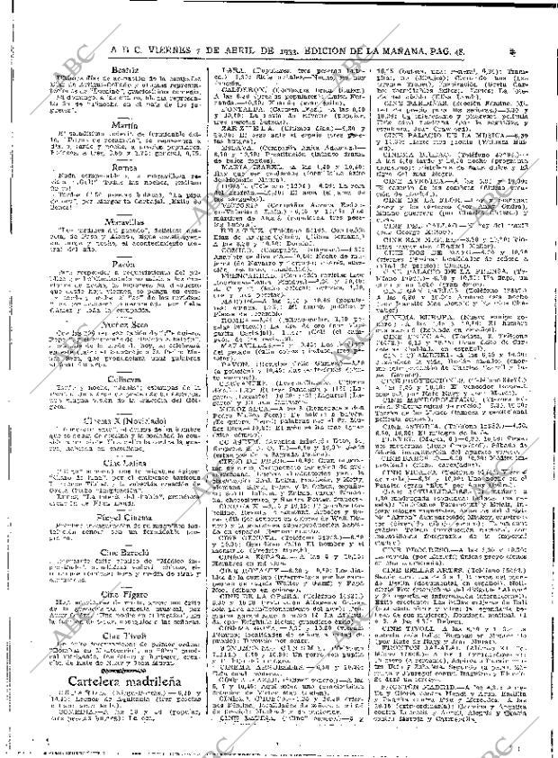 ABC MADRID 07-04-1933 página 48
