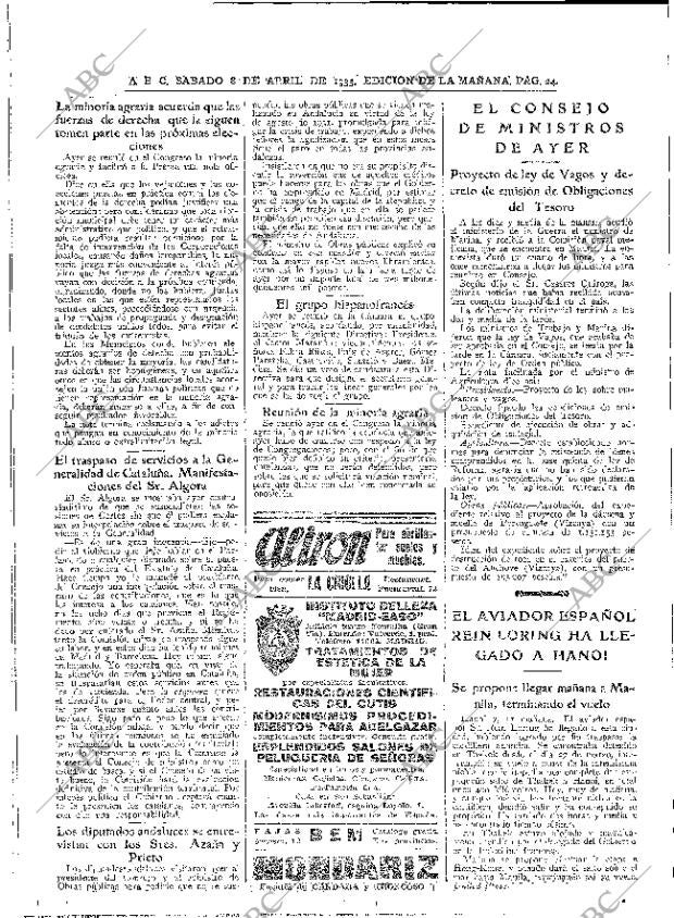 ABC MADRID 08-04-1933 página 24