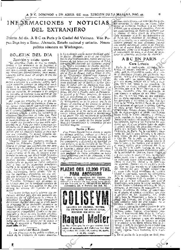 ABC MADRID 09-04-1933 página 45