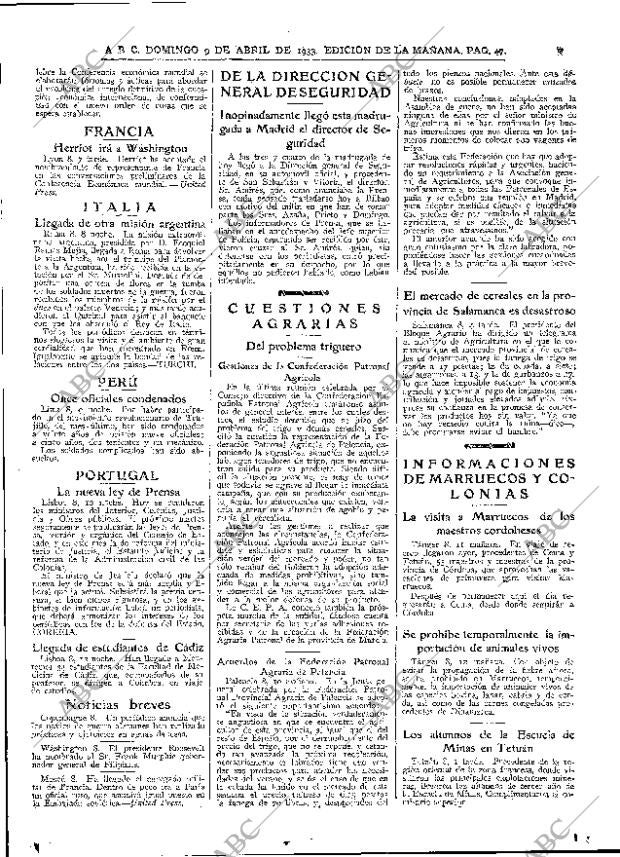 ABC MADRID 09-04-1933 página 47