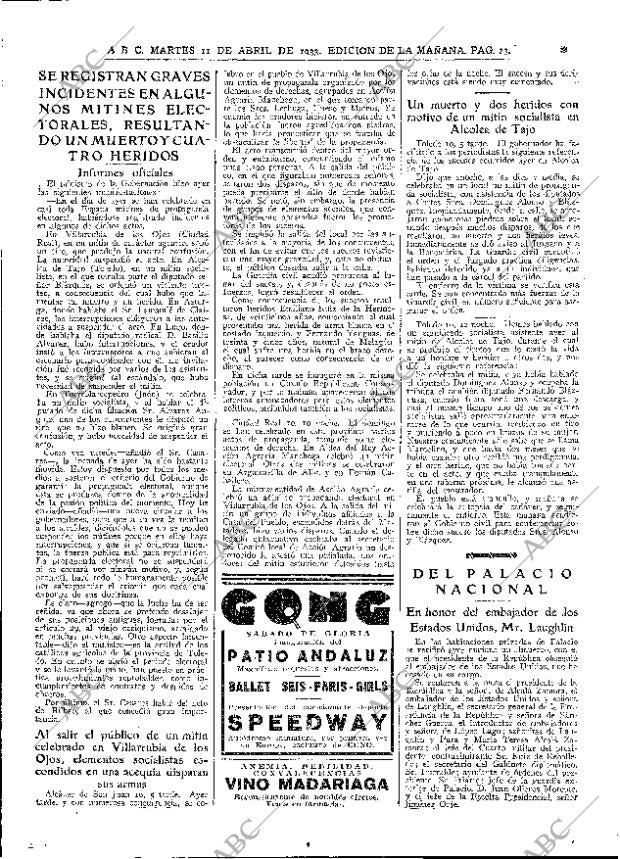 ABC MADRID 11-04-1933 página 23