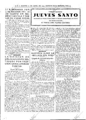 ABC MADRID 11-04-1933 página 25