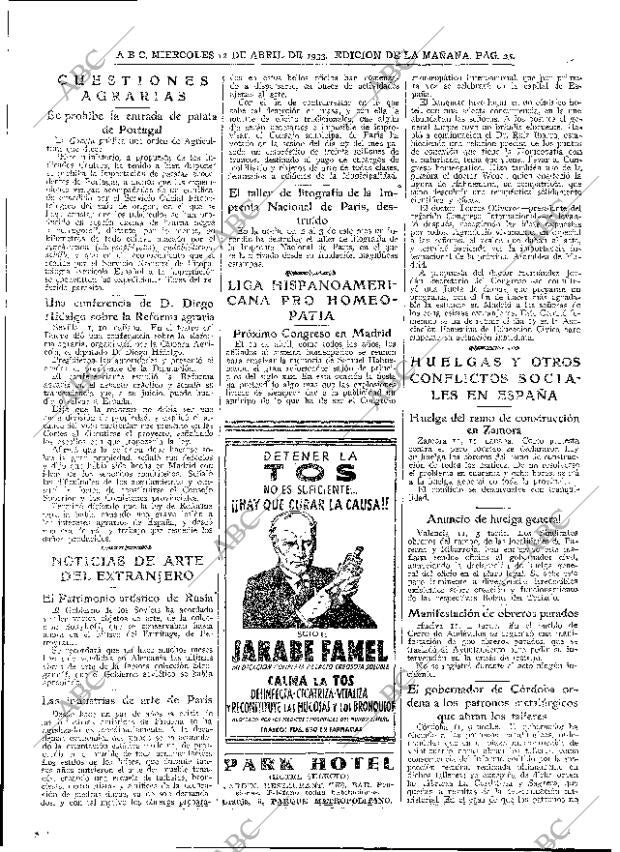 ABC MADRID 12-04-1933 página 25