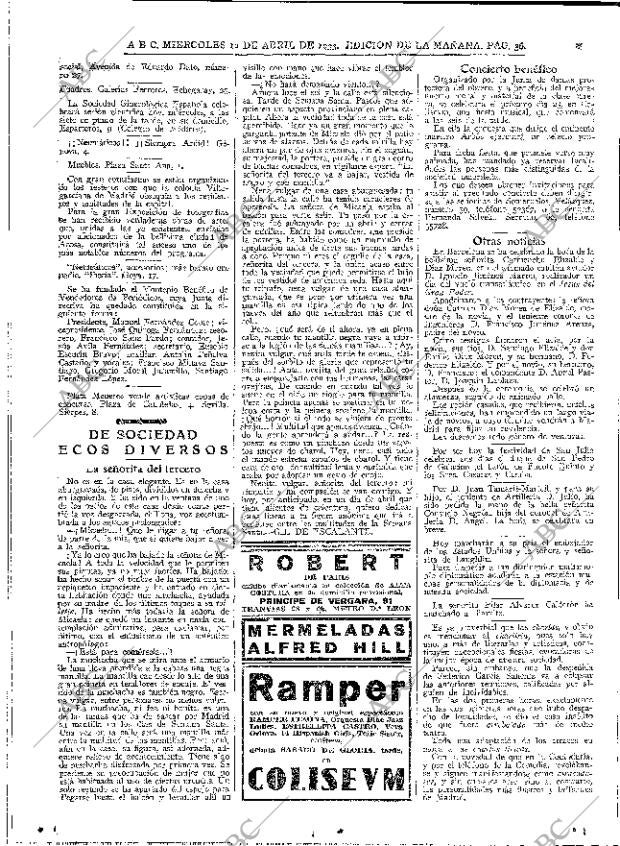 ABC MADRID 12-04-1933 página 36