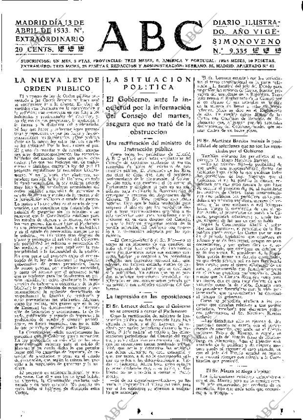 ABC MADRID 13-04-1933 página 23