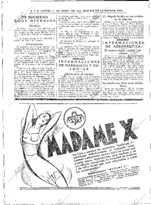 ABC MADRID 13-04-1933 página 30