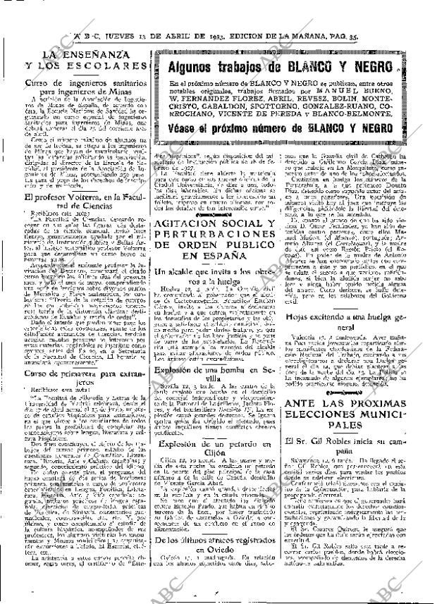 ABC MADRID 13-04-1933 página 35