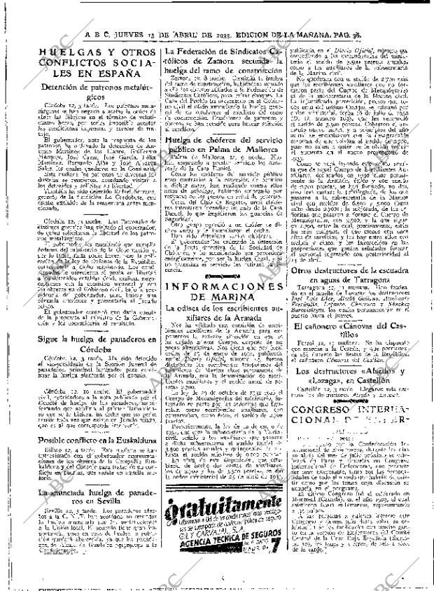 ABC MADRID 13-04-1933 página 36